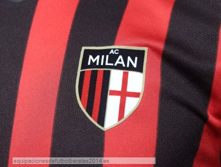 Nuevo Especial Jugadores Camiseta AC Milan 24/25 Rojo Negro Baratas
